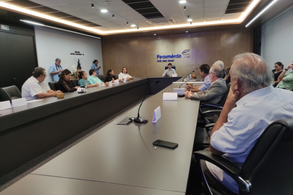 ​Representantes de entidades e empresários participam da primeira reunião de diretoria do Cetur em 2025