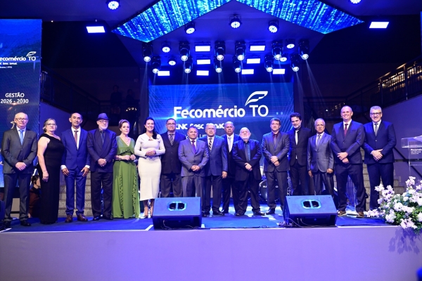 ​Fecomércio Tocantins realiza solenidade festiva de posse da Diretoria para a gestão 2026–2030