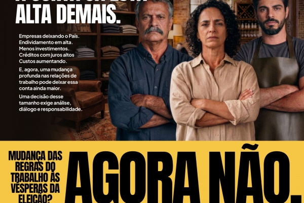 ​Comércio, serviços e turismo fazem apelo para que PEC do fim da escala 6x1 não seja votada antes das eleições