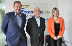 Fecomércio recebe representantes do Ecoporto Praia Norte