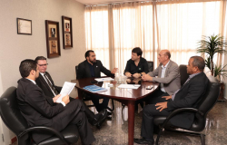 Fecomércio e entidades reúnem-se com Vice Governador Wanderlei Barbosa