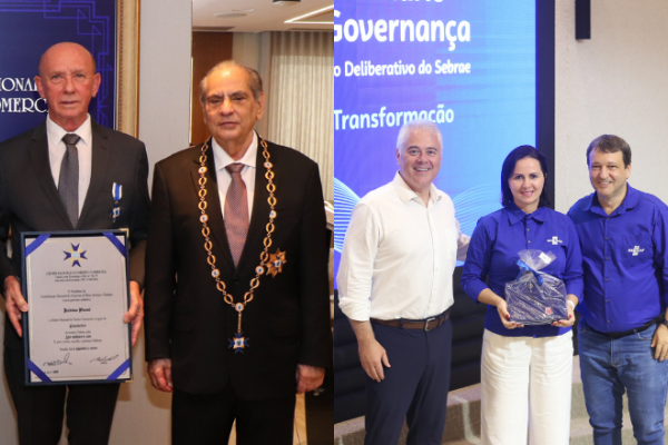 Presidente Itelvino Pisoni recebe Comenda do Mérito Comercial em Brasília